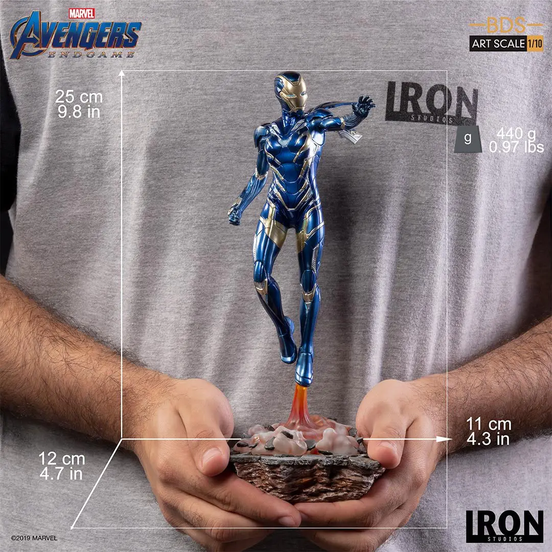 Avengers: Endgame BDS Art Scale 1/10 Pepper Potts in Rescue Suit szobor figura 25 cm termékfotó