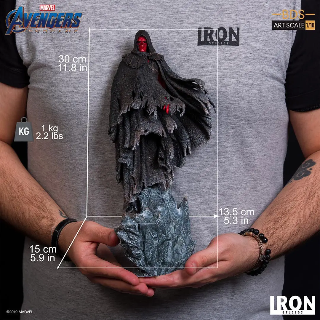 Avengers: Endgame BDS Art Scale 1/10 Red Skull szobor figura 30 cm termékfotó