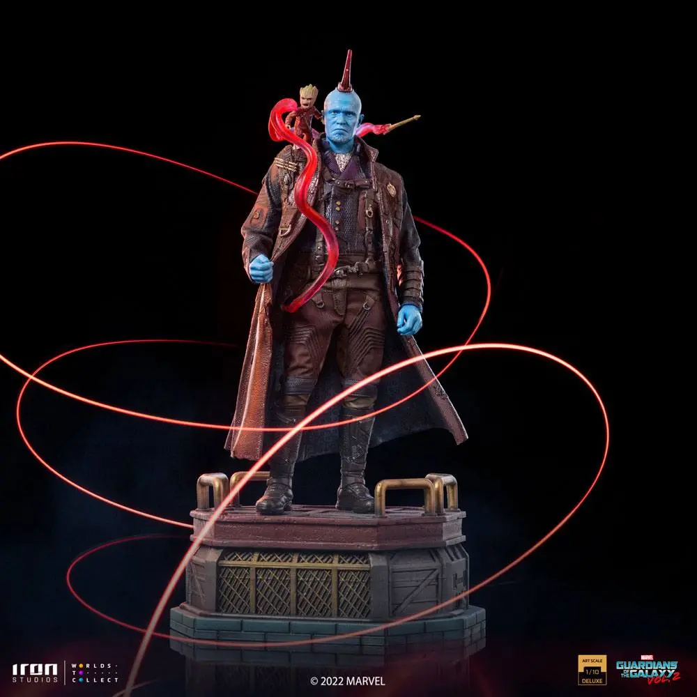 Avengers: Endgame BDS Art Scale 1/10 Yondu and Groot Deluxe szobor figura 24 cm termékfotó