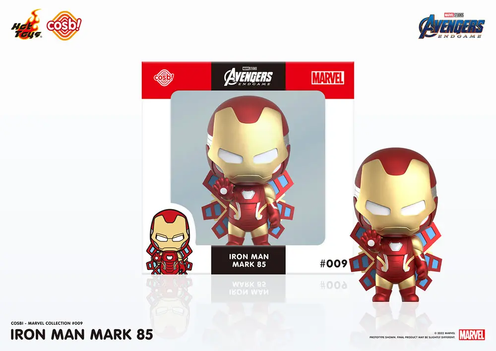 Avengers: Endgame Cosbi Mini figura Iron Man Mark 85 8 cm termékfotó
