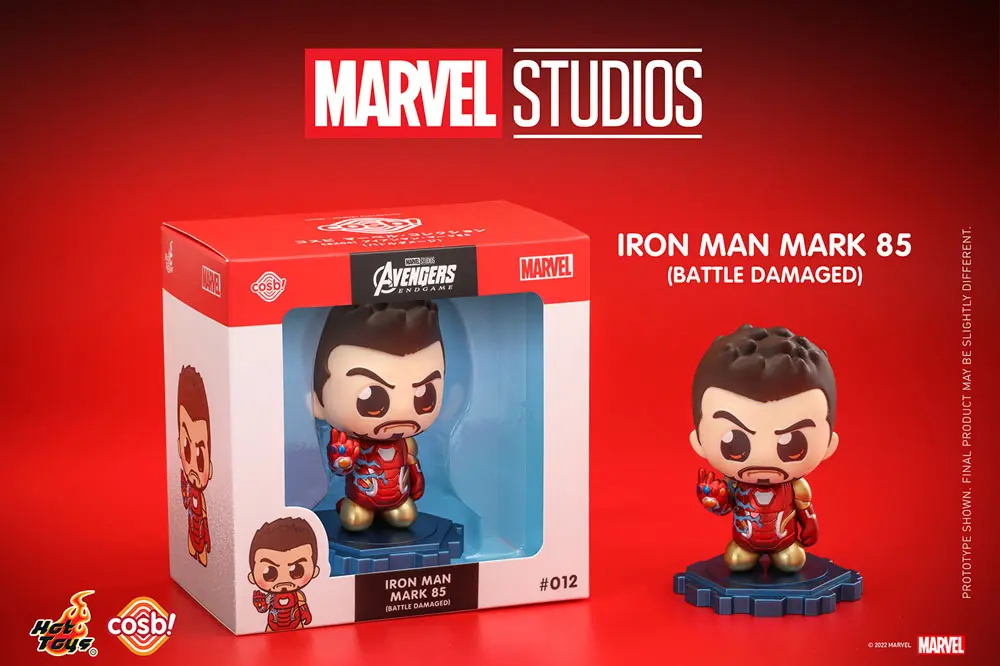 Avengers: Endgame Cosbi Mini figura Iron Man Mark 85 (Battle) 8 cm termékfotó