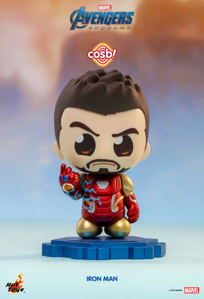 Avengers: Endgame Cosbi Mini figura Iron Man Mark 85 (Battle) 8 cm termékfotó