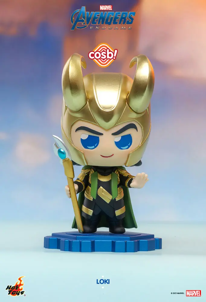 Avengers: Endgame Cosbi Mini Figure Loki 8 cm termékfotó