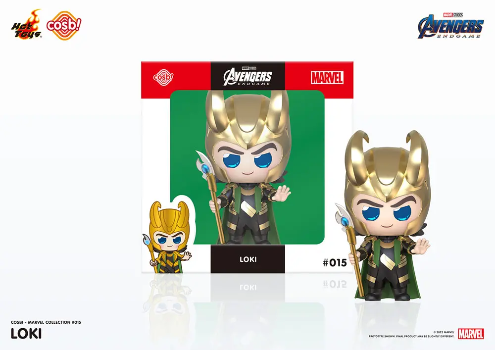 Avengers: Endgame Cosbi Mini Figure Loki 8 cm termékfotó