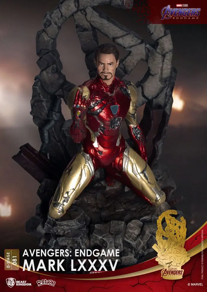 Avengers: Endgame D-Stage PVC Diorama Mark LXXXV Closed Box Version 16 cm termékfotó