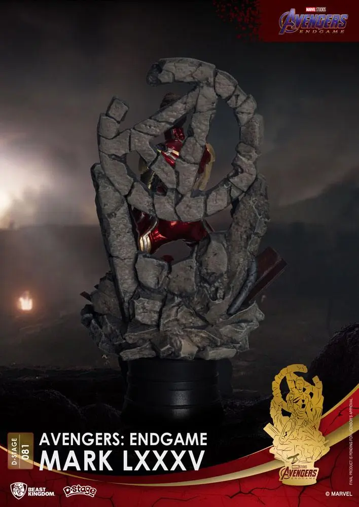 Avengers: Endgame D-Stage PVC Diorama Mark LXXXV Closed Box Version 16 cm termékfotó