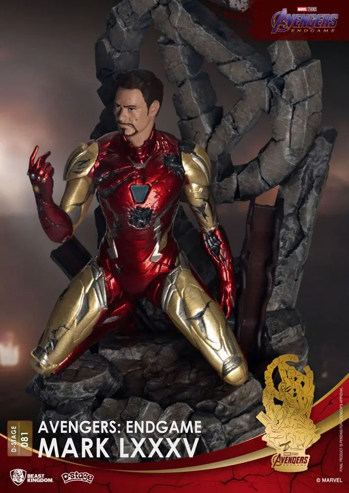 Avengers: Endgame D-Stage PVC Diorama Mark LXXXV Closed Box Version 16 cm termékfotó
