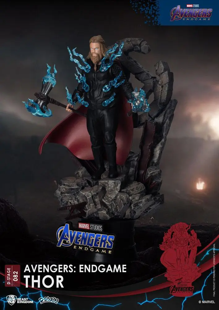 Avengers: Endgame D-Stage PVC Diorama Thor Closed Box Version 16 cm termékfotó