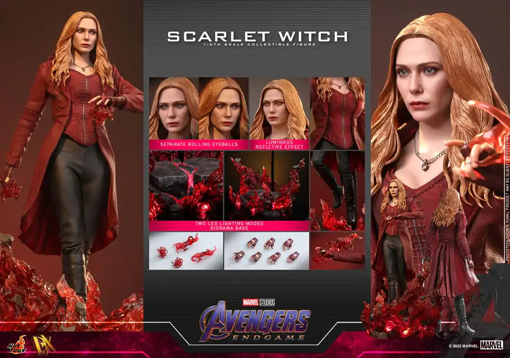 Avengers: Endgame DX 1/6 Scarlet Witch akciófigura 28 cm termékfotó