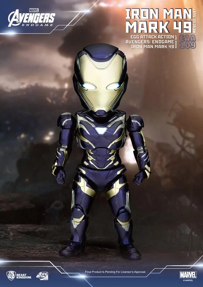Avengers: Endgame Egg Attack Iron Man Mark 49 Rescue Suit akciófigura 21 cm termékfotó