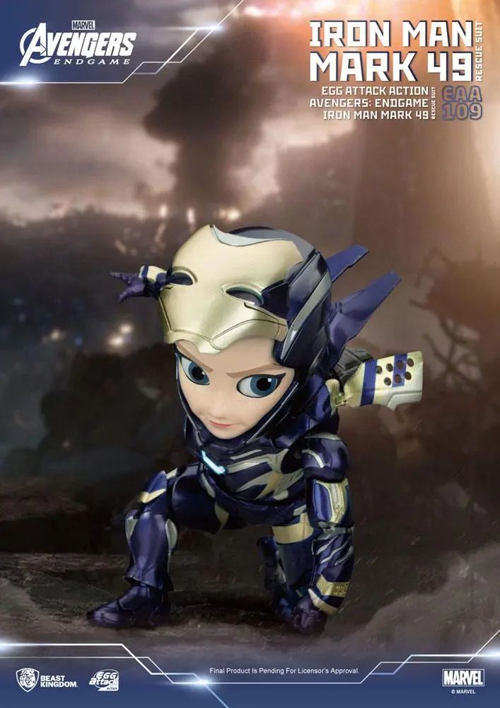 Avengers: Endgame Egg Attack Iron Man Mark 49 Rescue Suit akciófigura 21 cm termékfotó