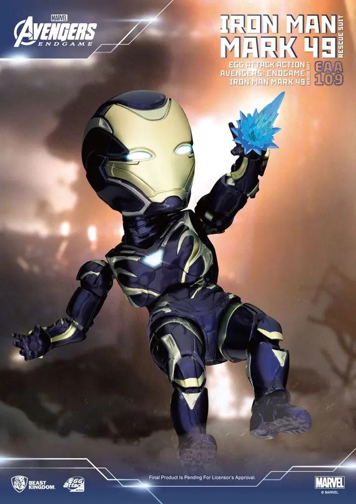 Avengers: Endgame Egg Attack Iron Man Mark 49 Rescue Suit akciófigura 21 cm termékfotó