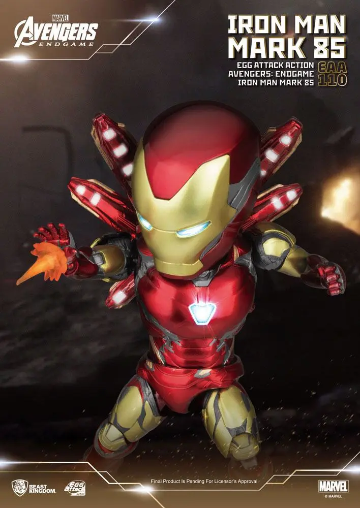 Avengers: Endgame Egg Attack Iron Man Mark 85 akciófigura 16 cm termékfotó