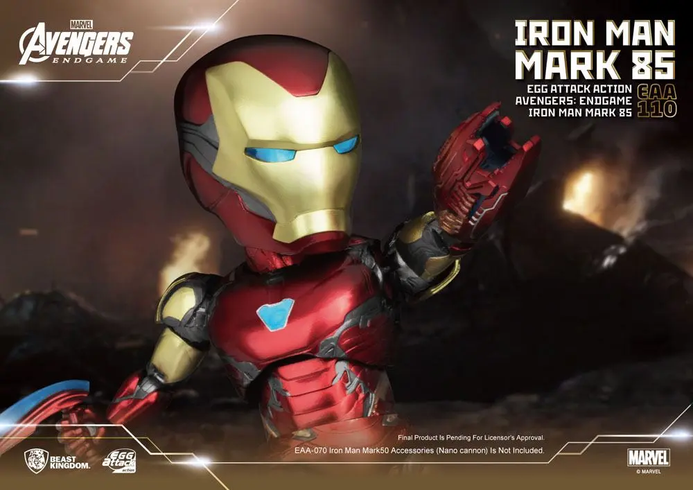 Avengers: Endgame Egg Attack Iron Man Mark 85 akciófigura 16 cm termékfotó