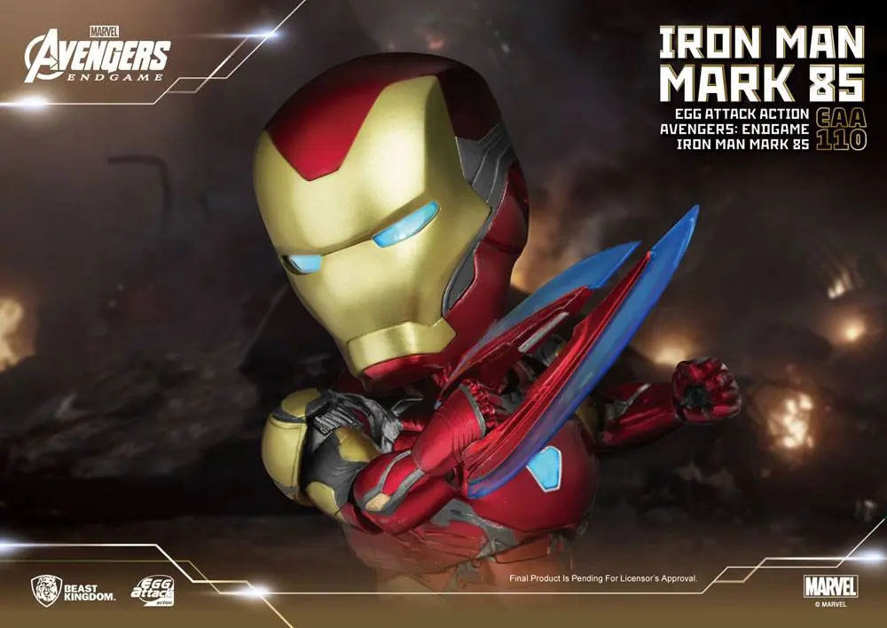 Avengers: Endgame Egg Attack Iron Man Mark 85 akciófigura 16 cm termékfotó