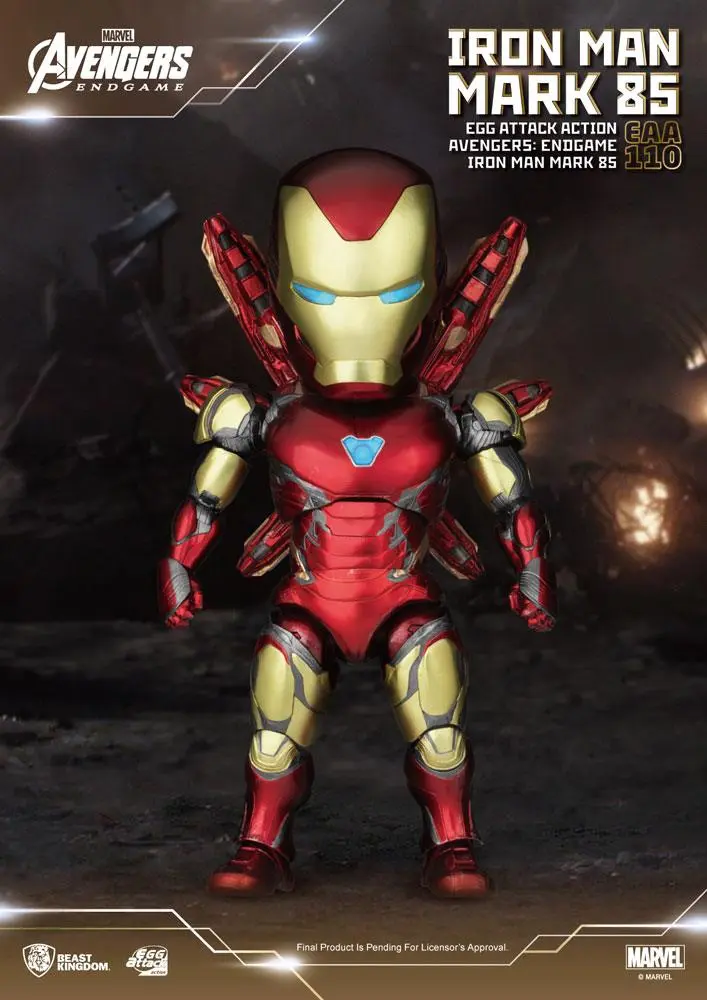 Avengers: Endgame Egg Attack Iron Man Mark 85 akciófigura 16 cm termékfotó