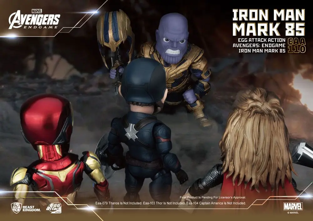 Avengers: Endgame Egg Attack Iron Man Mark 85 akciófigura 16 cm termékfotó