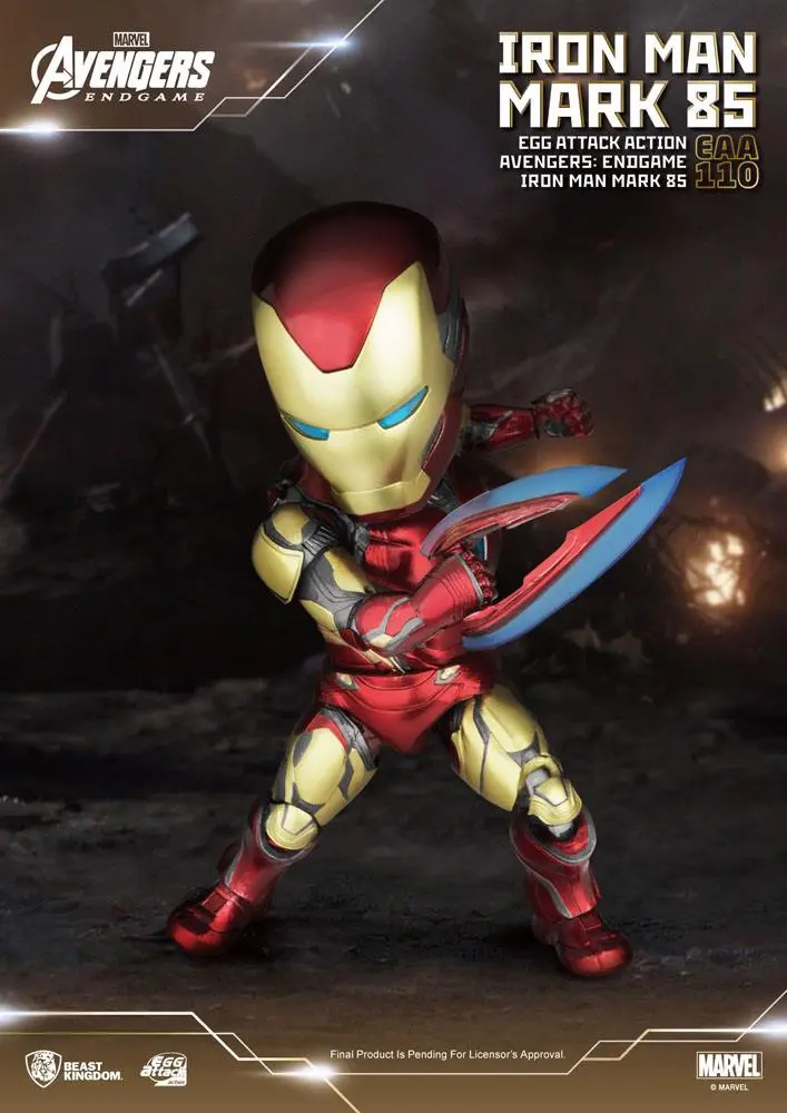 Avengers: Endgame Egg Attack Iron Man Mark 85 akciófigura 16 cm termékfotó