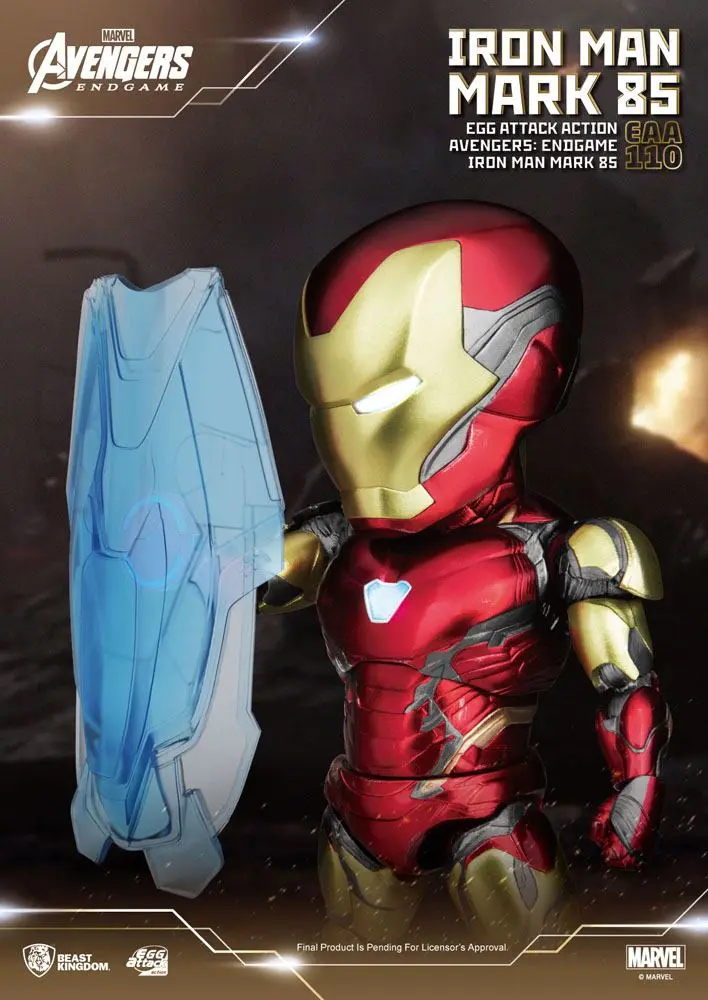 Avengers: Endgame Egg Attack Iron Man Mark 85 akciófigura 16 cm termékfotó