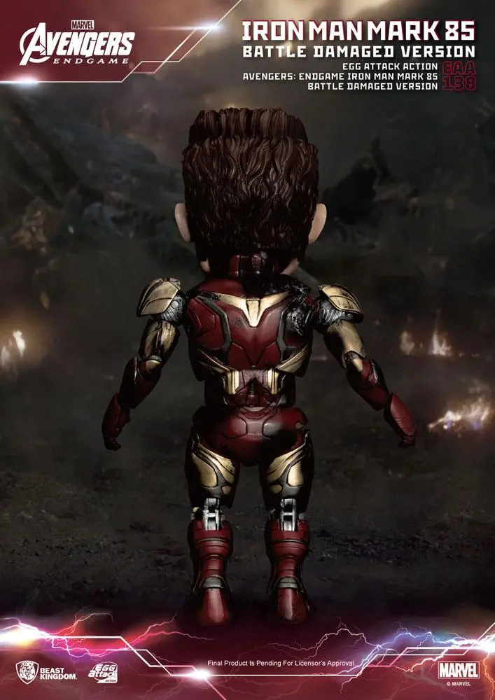 Avengers: Endgame Egg Attack Iron Man Mark 85 Battle Damaged Version akciófigura 16 cm termékfotó