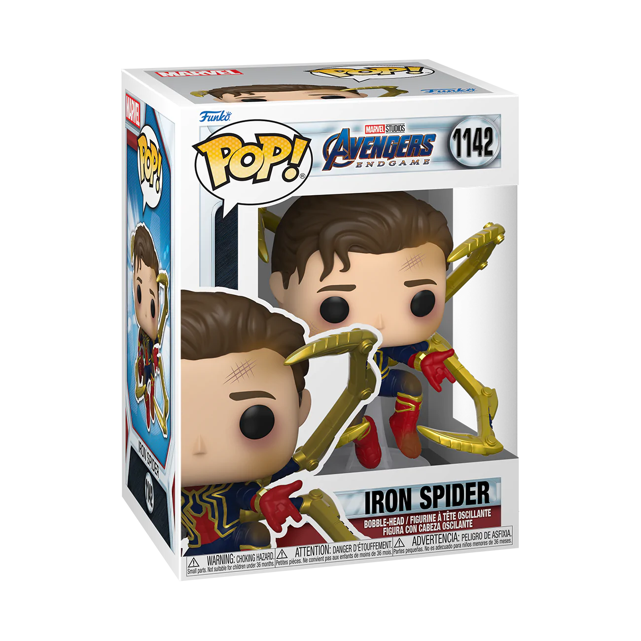 Avengers: Endgame Funko POP! Movies Vinyl figura Unmasked Spider-Man 9 cm termékfotó
