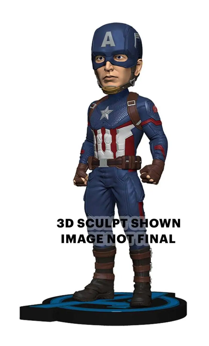 Avengers: Endgame Head Knocker Bobble-Head figura Captain America 20 cm termékfotó