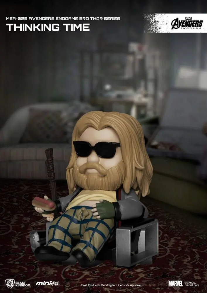 Avengers: Endgame Mini Egg Attack figura Bro Thor Series Thinking time 8 cm termékfotó