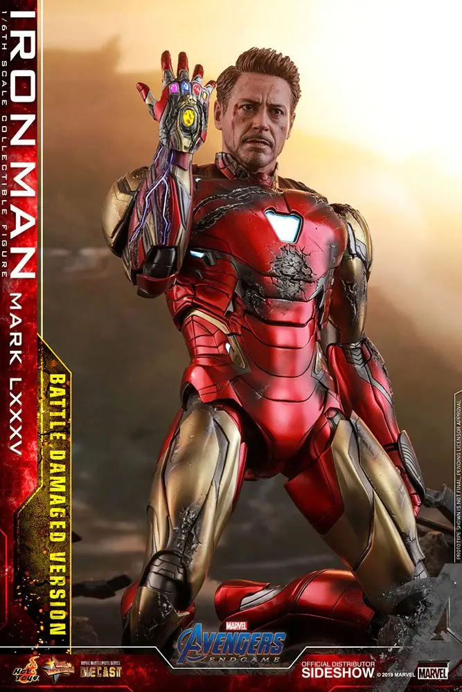 Avengers: Endgame MMS Diecast 1/6 Iron Man Mark LXXXV Battle Damaged Ver. akciófigura 32 cm termékfotó