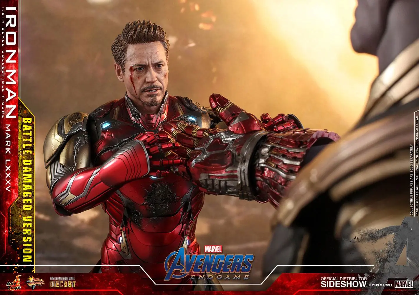 Avengers: Endgame MMS Diecast 1/6 Iron Man Mark LXXXV Battle Damaged Ver. akciófigura 32 cm termékfotó