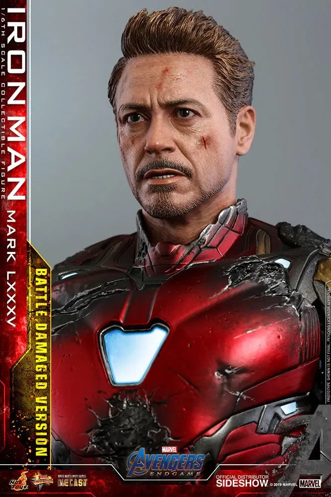 Avengers: Endgame MMS Diecast 1/6 Iron Man Mark LXXXV Battle Damaged Ver. akciófigura 32 cm termékfotó