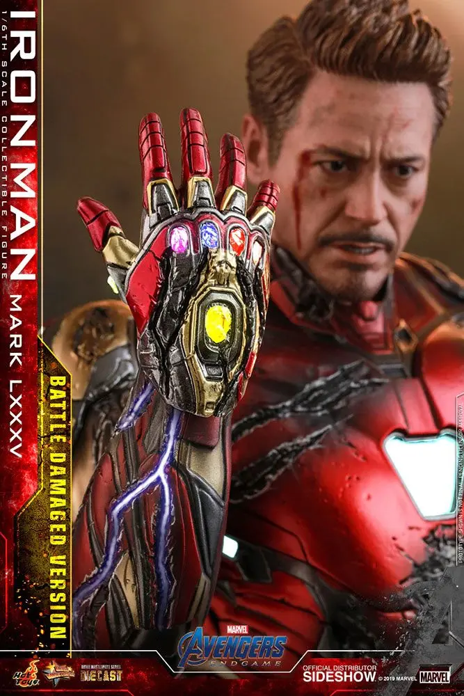 Avengers: Endgame MMS Diecast 1/6 Iron Man Mark LXXXV Battle Damaged Ver. akciófigura 32 cm termékfotó