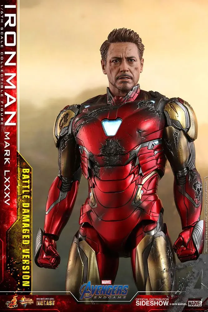 Avengers: Endgame MMS Diecast 1/6 Iron Man Mark LXXXV Battle Damaged Ver. akciófigura 32 cm termékfotó