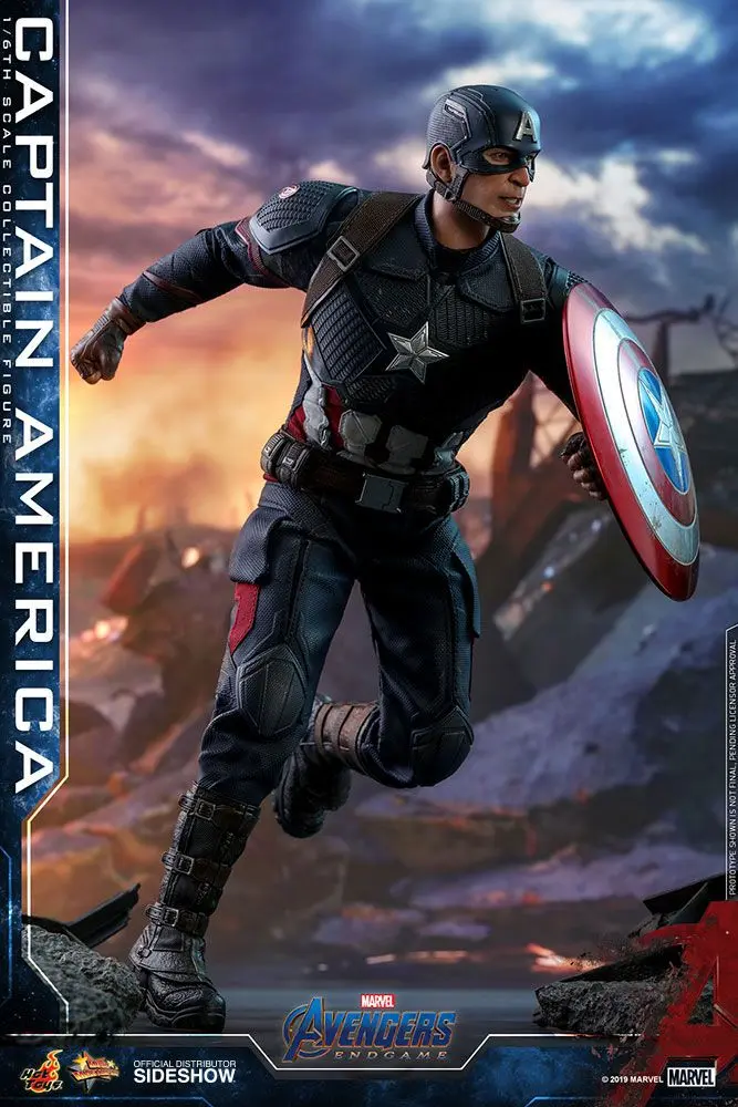 Avengers: Endgame Movie Masterpiece 1/6 Amerika  Captain America 31 cm termékfotó
