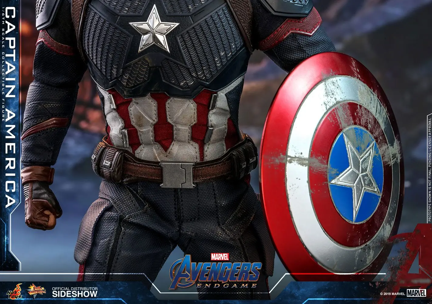 Avengers: Endgame Movie Masterpiece 1/6 Amerika  Captain America 31 cm termékfotó