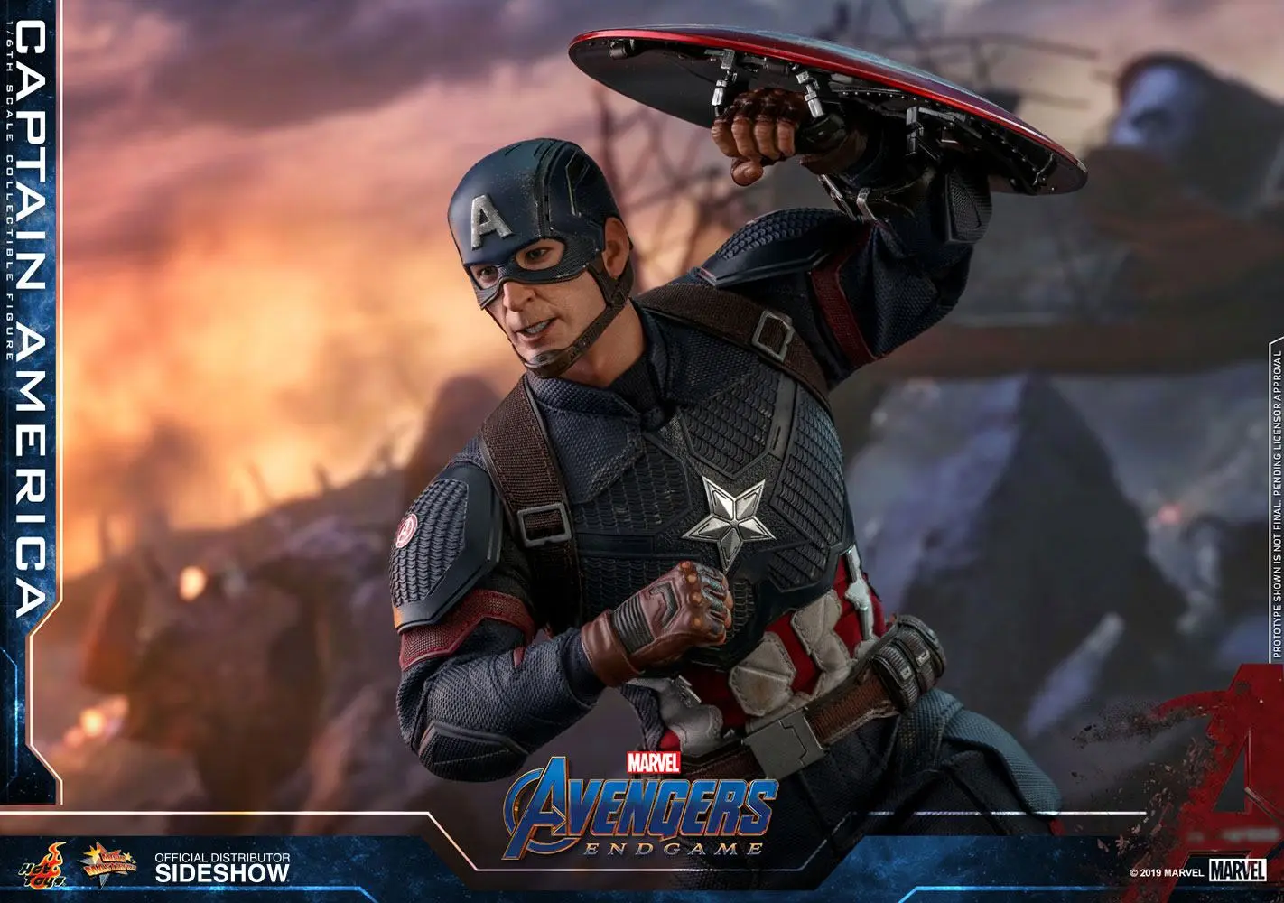 Avengers: Endgame Movie Masterpiece 1/6 Amerika  Captain America 31 cm termékfotó