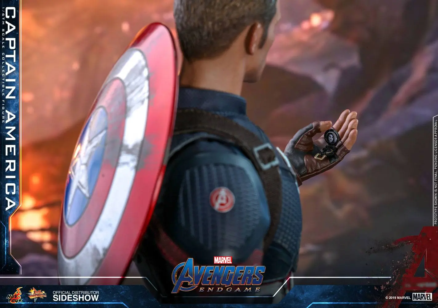 Avengers: Endgame Movie Masterpiece 1/6 Amerika  Captain America 31 cm termékfotó
