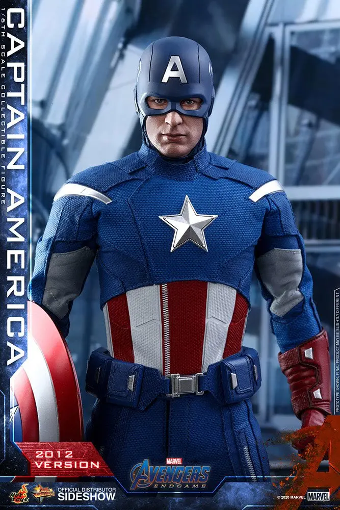 Avengers: Endgame Movie Masterpiece 1/6 Captain America (2012 Version) akciófigura 30 cm termékfotó