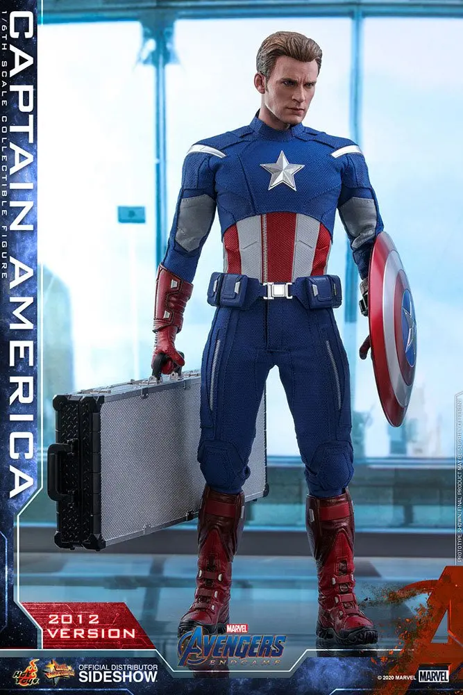 Avengers: Endgame Movie Masterpiece 1/6 Captain America (2012 Version) akciófigura 30 cm termékfotó