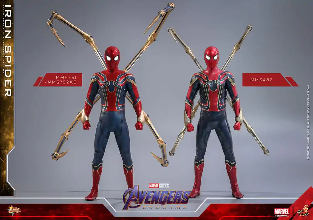 Avengers: Endgame Movie Masterpiece 1/6 Iron Spider akciófigura 28 cm termékfotó