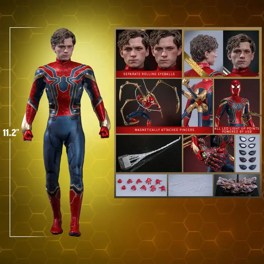 Avengers: Endgame Movie Masterpiece 1/6 Iron Spider Artisan Edition akciófigura 28 cm termékfotó