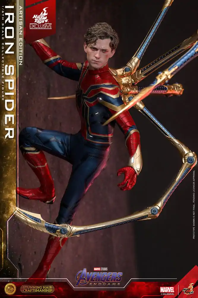 Avengers: Endgame Movie Masterpiece 1/6 Iron Spider Artisan Edition akciófigura 28 cm termékfotó