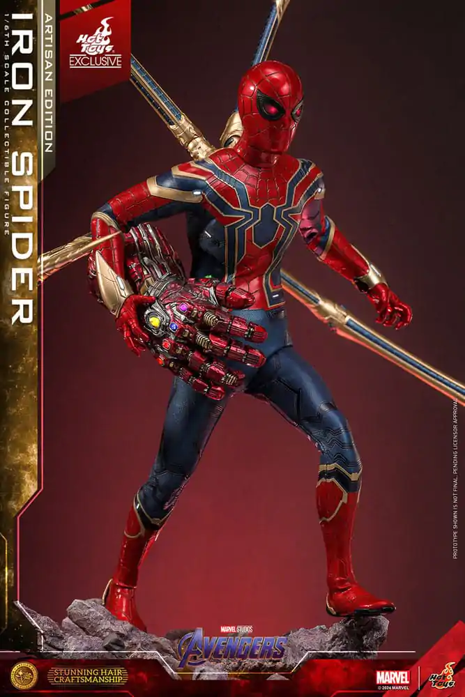 Avengers: Endgame Movie Masterpiece 1/6 Iron Spider Artisan Edition akciófigura 28 cm termékfotó