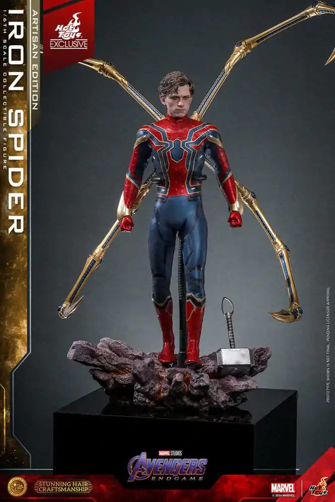 Avengers: Endgame Movie Masterpiece 1/6 Iron Spider Artisan Edition akciófigura 28 cm termékfotó