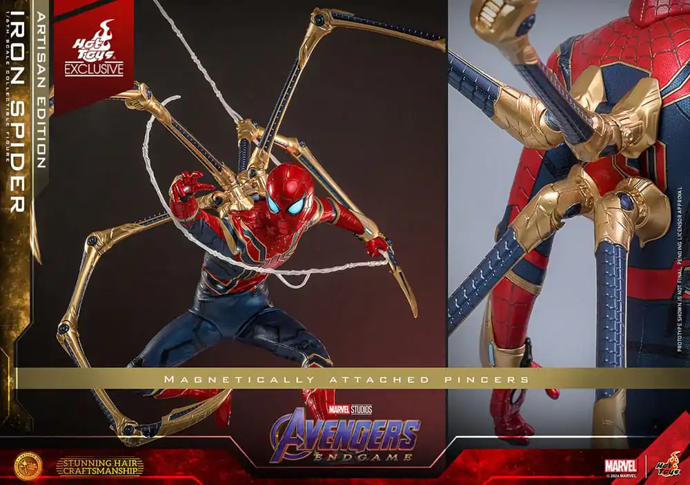 Avengers: Endgame Movie Masterpiece 1/6 Iron Spider Artisan Edition akciófigura 28 cm termékfotó
