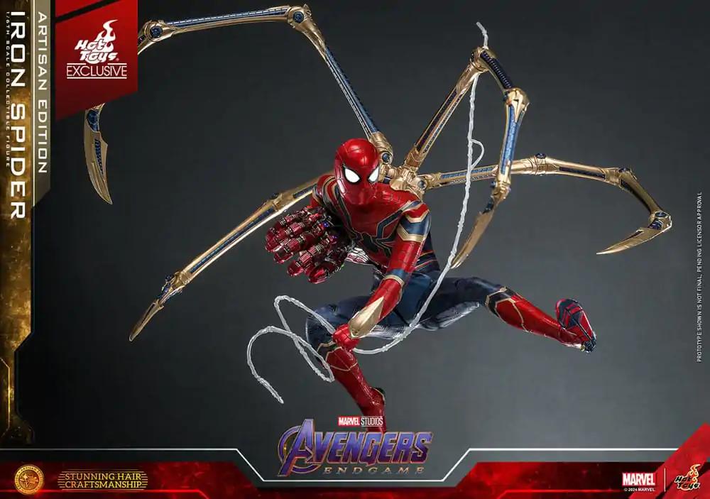 Avengers: Endgame Movie Masterpiece 1/6 Iron Spider Artisan Edition akciófigura 28 cm termékfotó