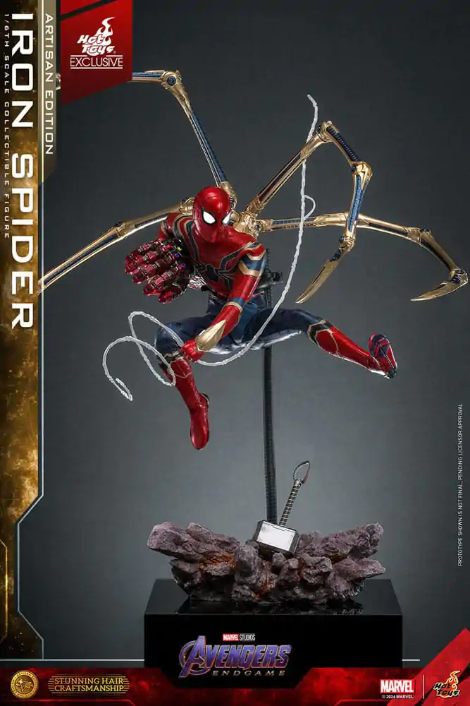 Avengers: Endgame Movie Masterpiece 1/6 Iron Spider Artisan Edition akciófigura 28 cm termékfotó
