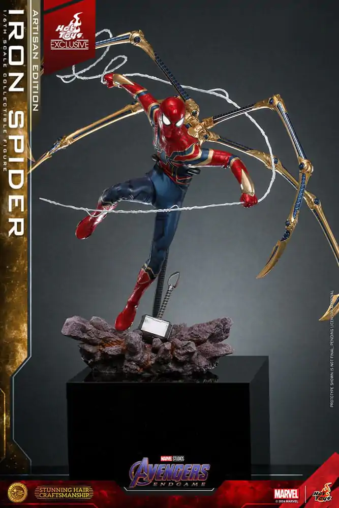 Avengers: Endgame Movie Masterpiece 1/6 Iron Spider Artisan Edition akciófigura 28 cm termékfotó