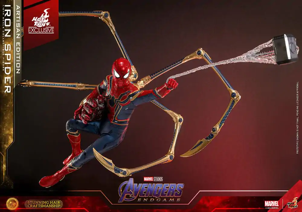 Avengers: Endgame Movie Masterpiece 1/6 Iron Spider Artisan Edition akciófigura 28 cm termékfotó