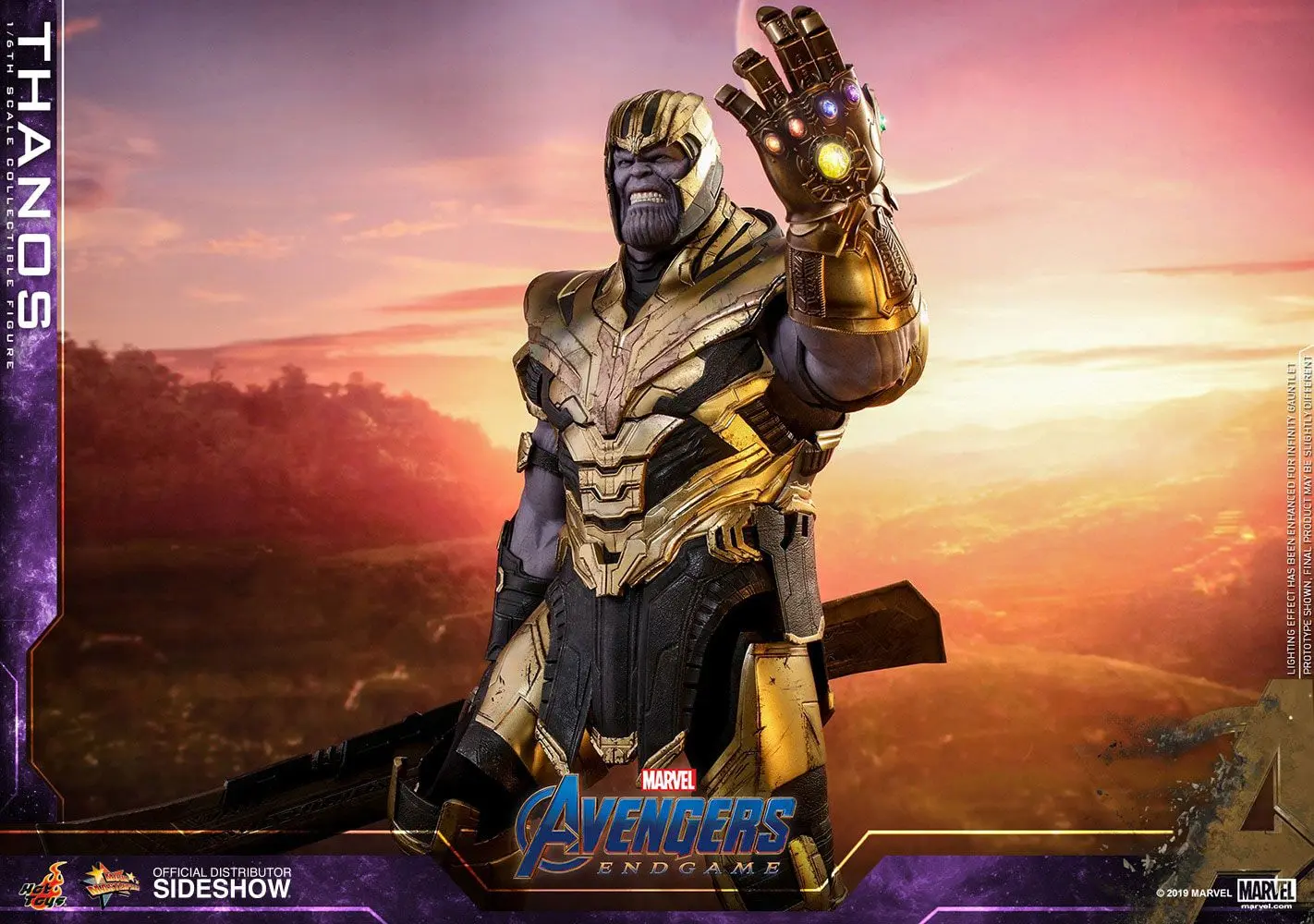 Avengers: Endgame Movie Masterpiece 1/6 Thanos akciófigura 42 cm termékfotó