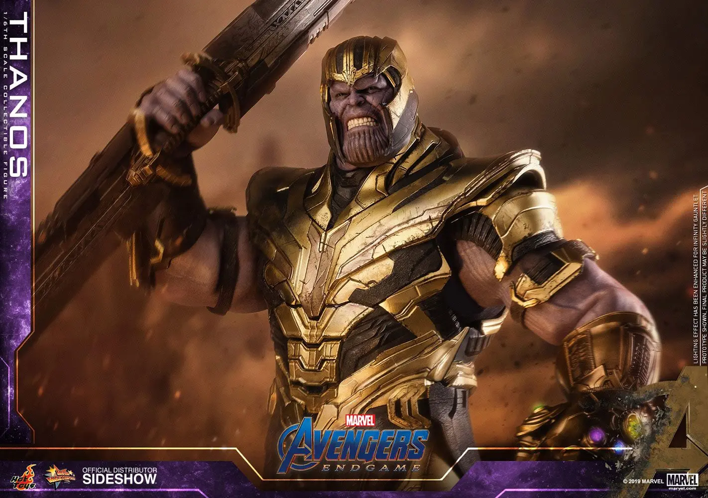 Avengers: Endgame Movie Masterpiece 1/6 Thanos akciófigura 42 cm termékfotó